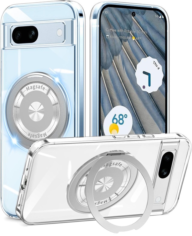 Cexitesuo For Google Pixel 7a ケース クリア リング付き 耐衝撃 ピクセル 7A カバー