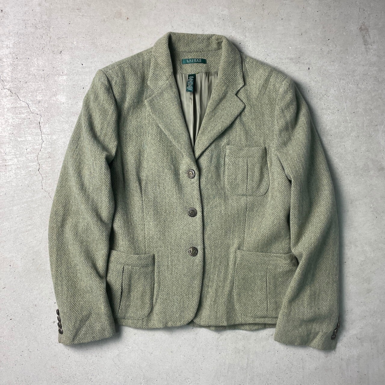 LAUREN Ralph Lauren ローレン ラルフローレン ウールテーラード 