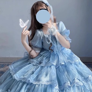ゆめかわ ロリータ ピンク ドレス バタフライ 蝶 ロリィタドレス