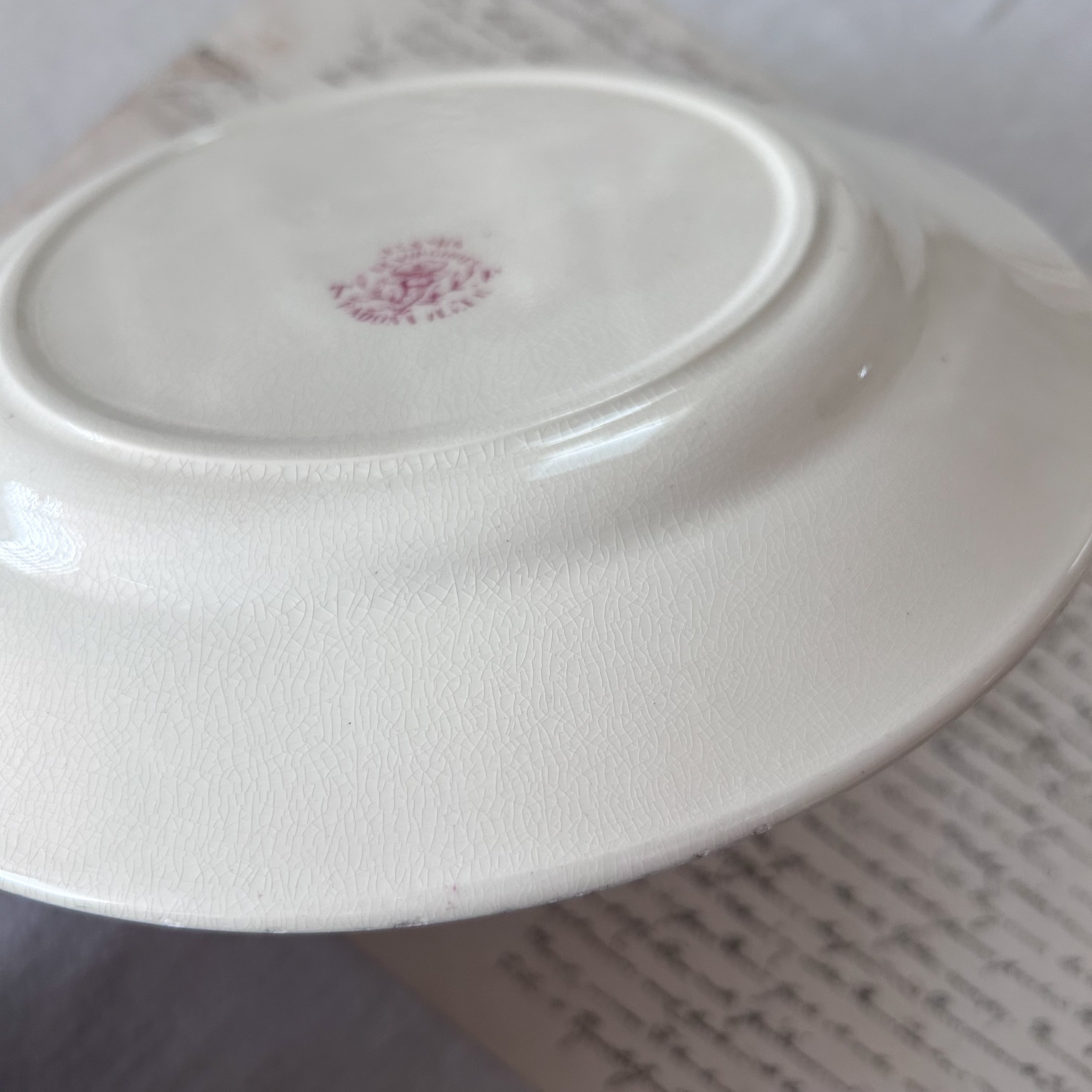 フランスアンティーク】 Badonviller（バドンヴィレ） JASMIN プレート