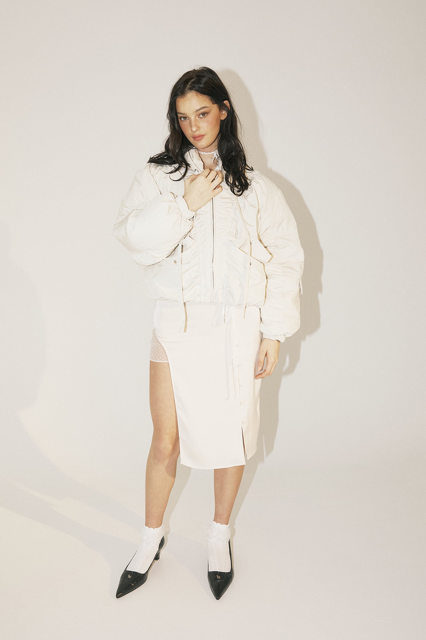 threetimes] Pooky down jacket Ivory 正規品 韓国ブランド 韓国通販 