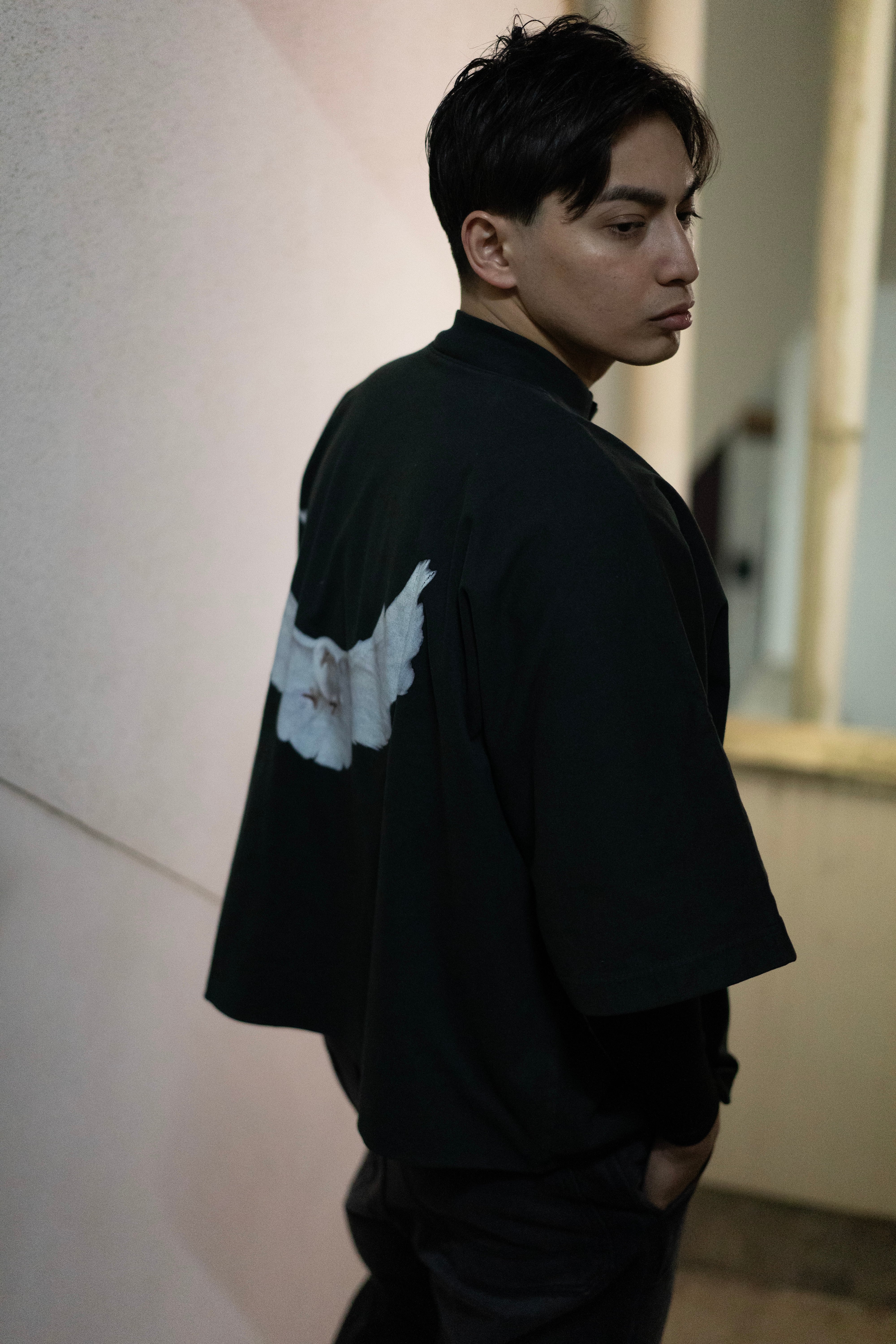 新品SIZE L YZY GAP 53 DOVE 3/4 SLEEVE TEE YZY GAP ENGINEERED BY BALENCIAGA / 53 DOVE 3/4