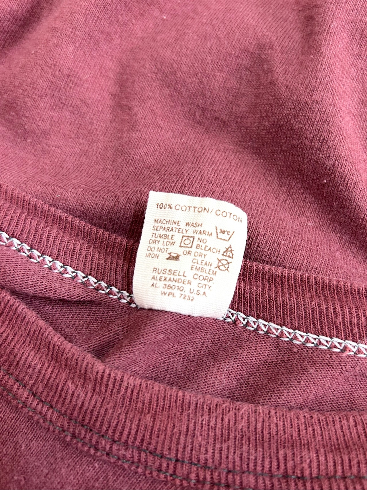 70s RUSSELL ATHLETIC Tee MADE IN USA Size XL