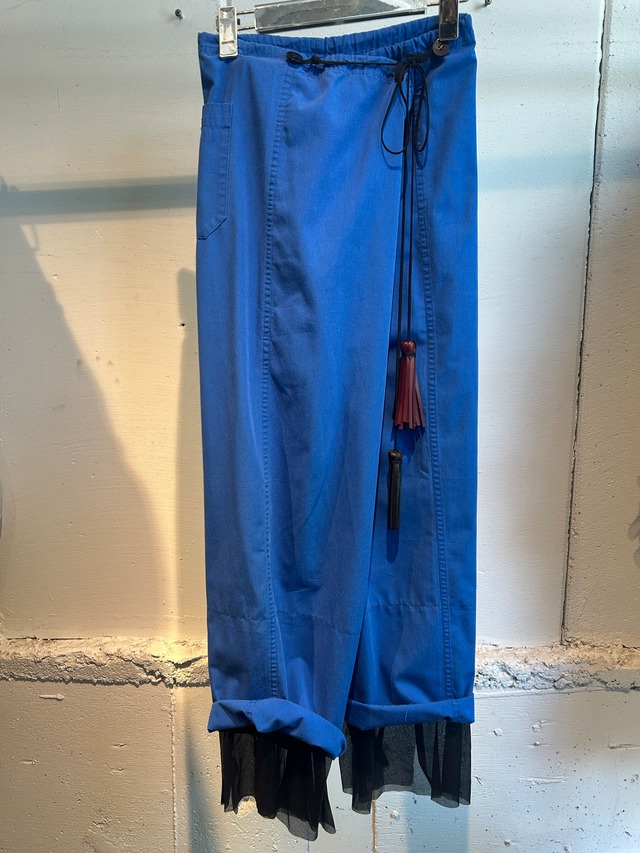 PONTI  2way dickies tassel remake pants