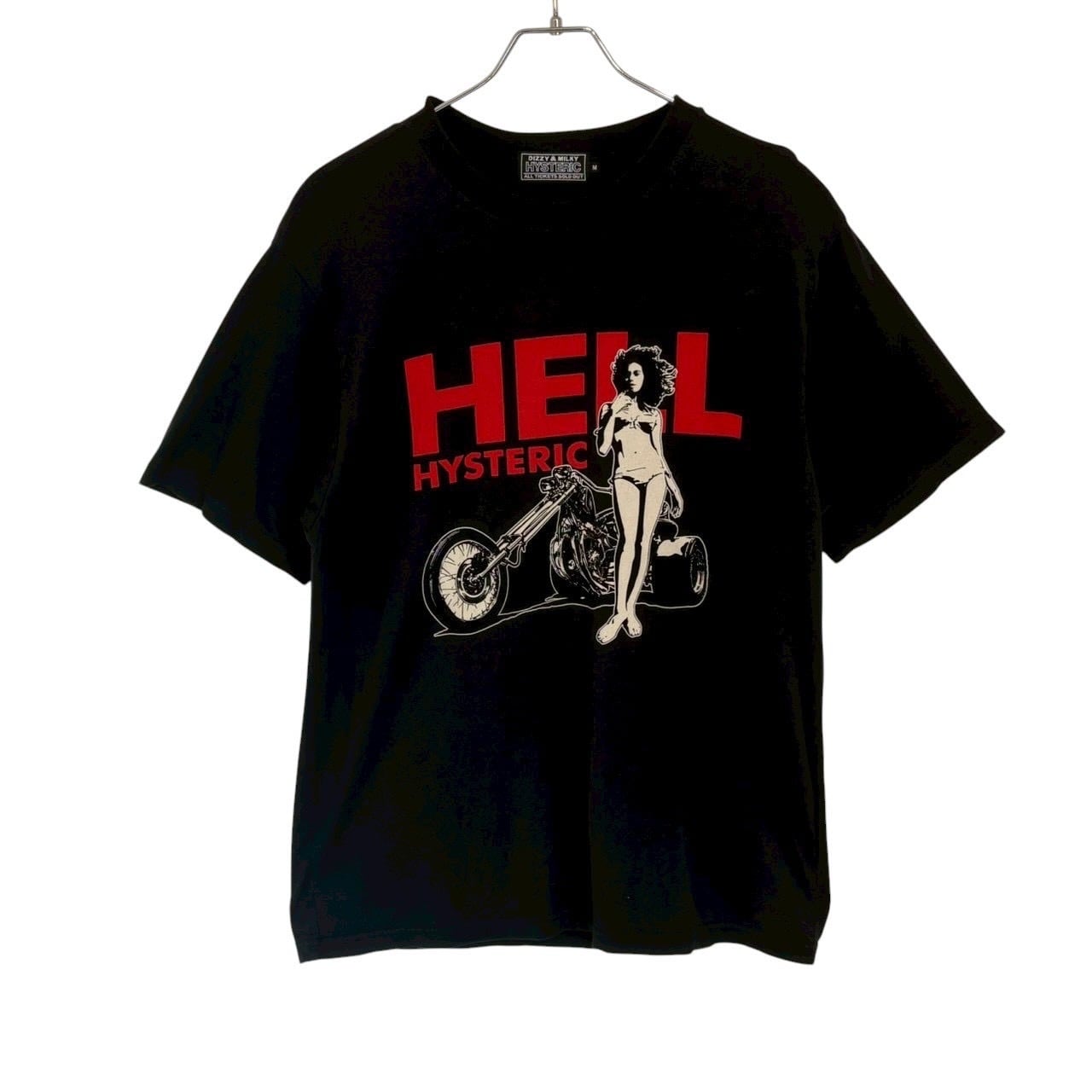 【nana@古着格安セール】HYSTERIC GLAMOUR 　Tシャツ HYSTERIC GLAMOUR ヒステリックグラマー Tシャツ M センターロゴ