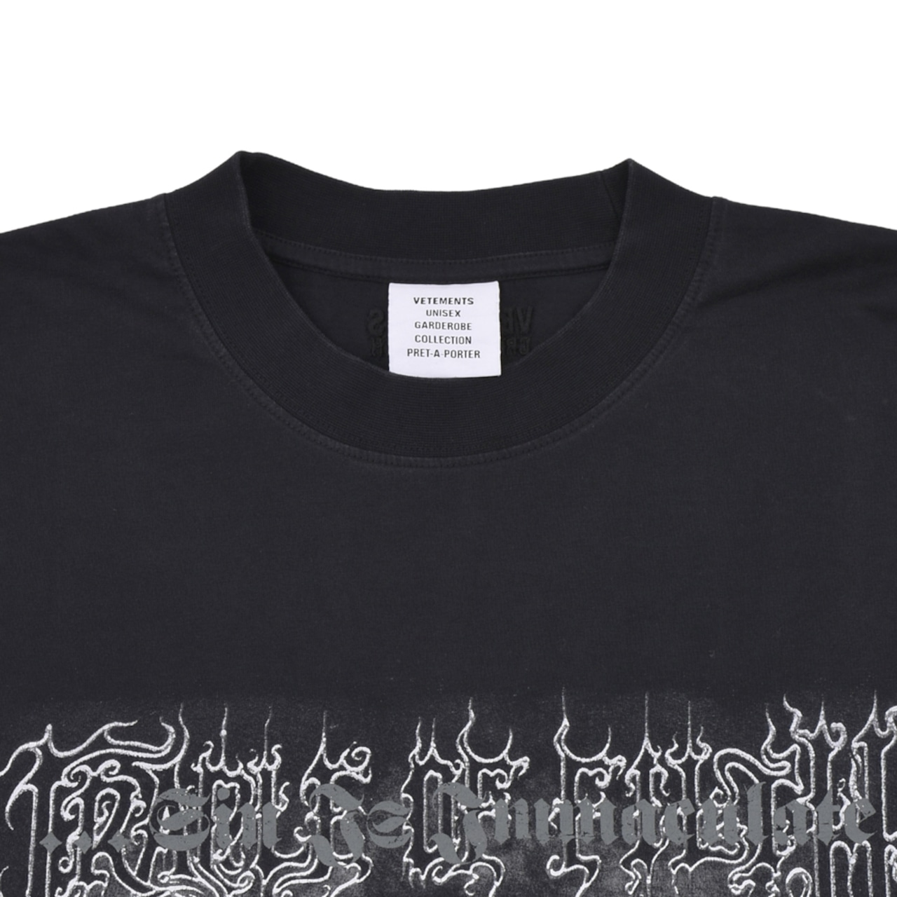 【VETEMENTS】COF VENGEFUL SPIRIT OVERSIZED T-SHIRT - 3