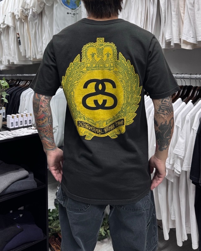 20’s stussy SS Link Emblem Design Tee “エンブレム”【下北沢店】