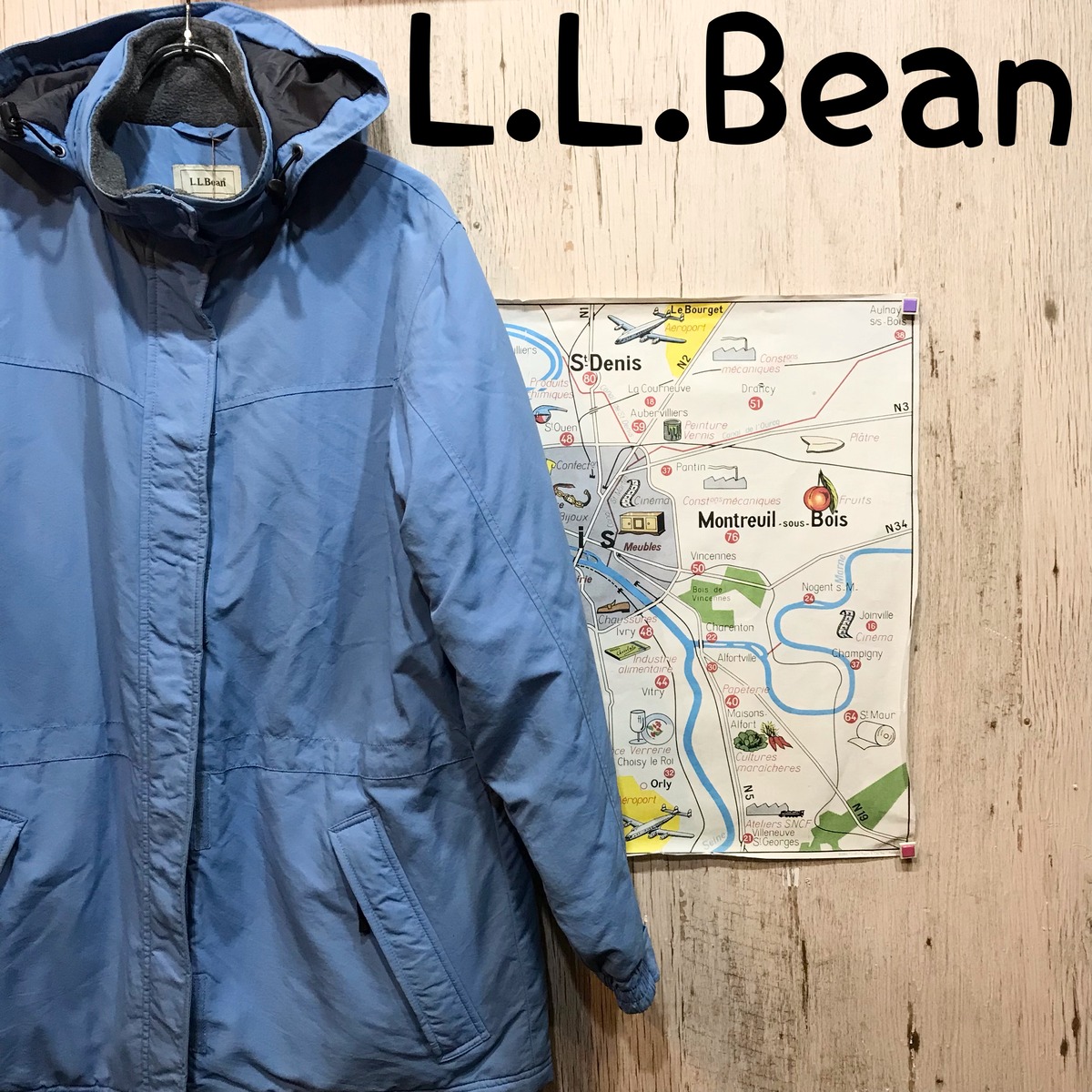 L.L.Bean エルエルビーン マウンテンパーカー M 古着 (1172) | 温古着新