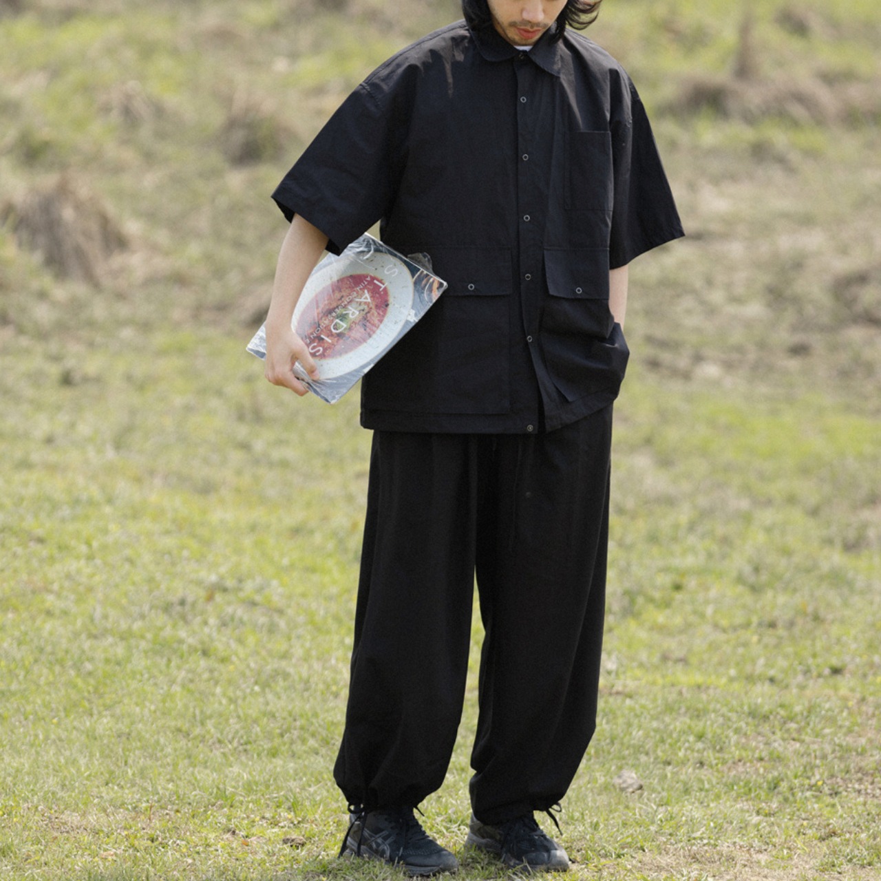 Utility pocket oversized shirt 0597 - 11