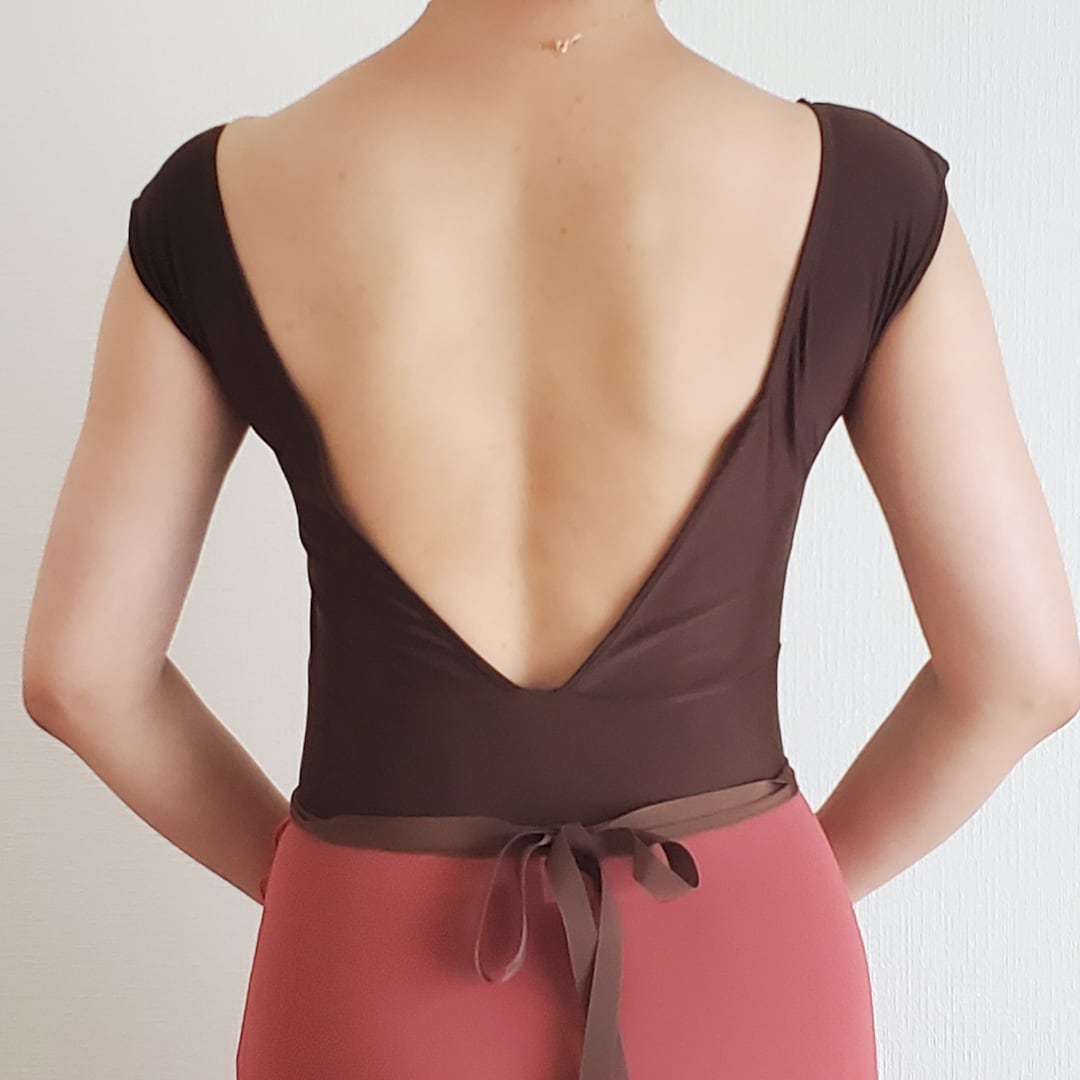 ballet leotard “Venus”【ココアブラウン】 | herz(ヘルツ) バレエ