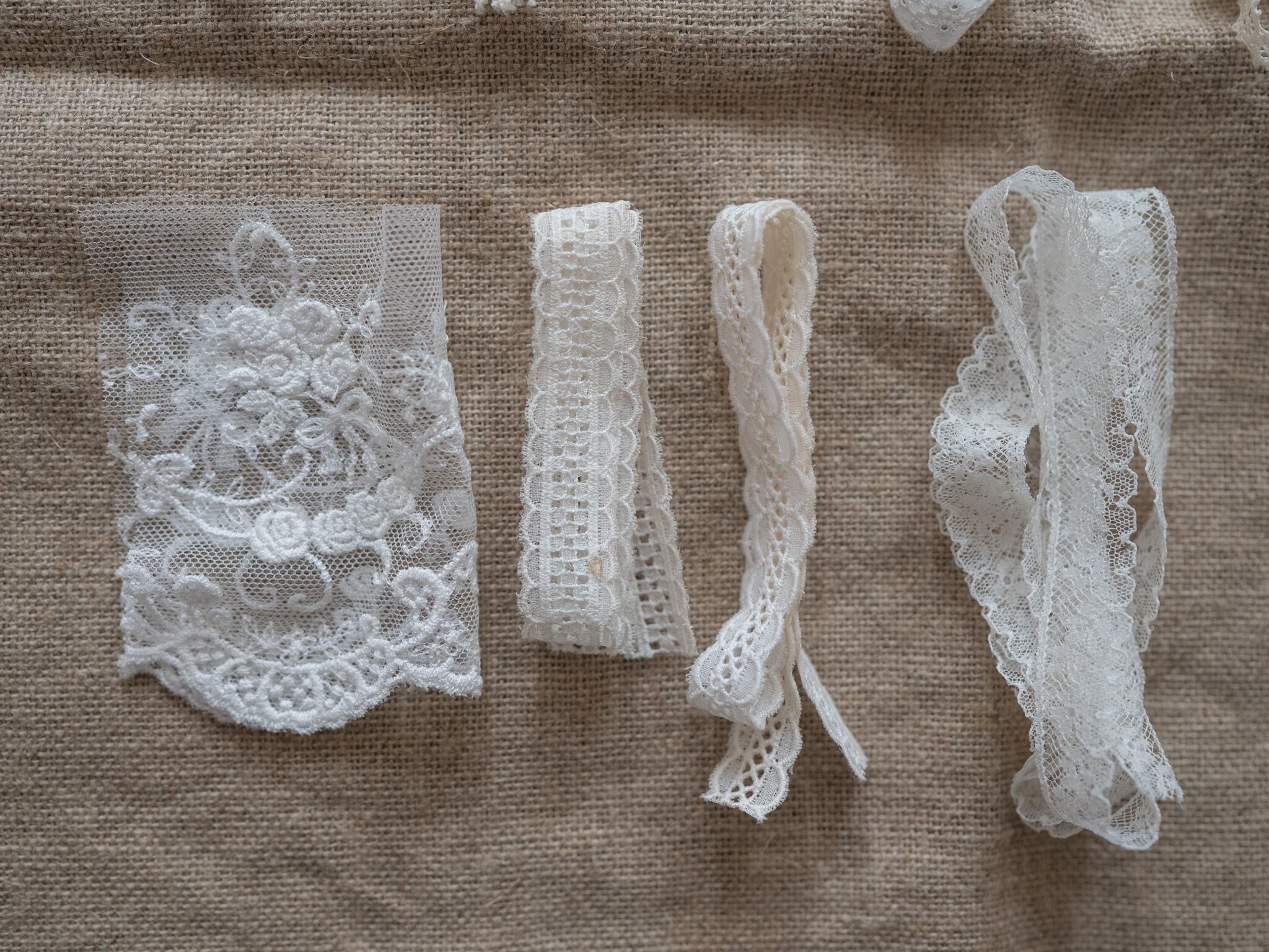 フランス アンティークレースセット