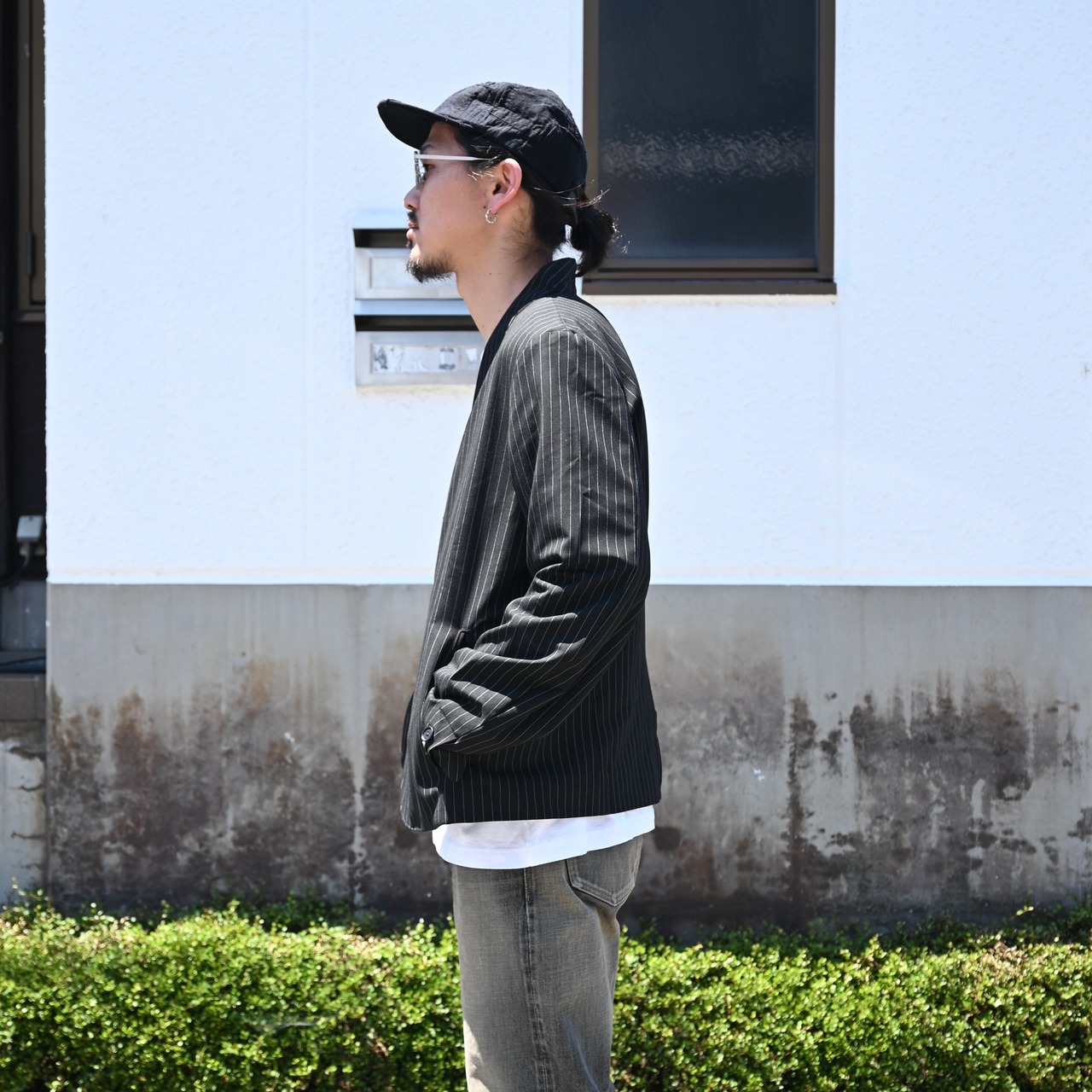 KUON(クオン) Reversible Kimono Collar Blazer