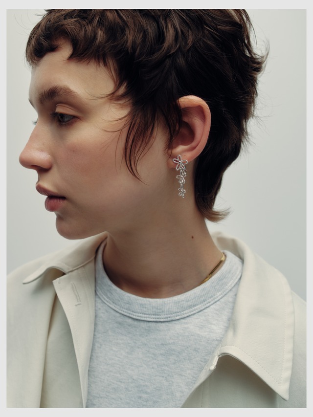 Earring/Pierce -Silver-