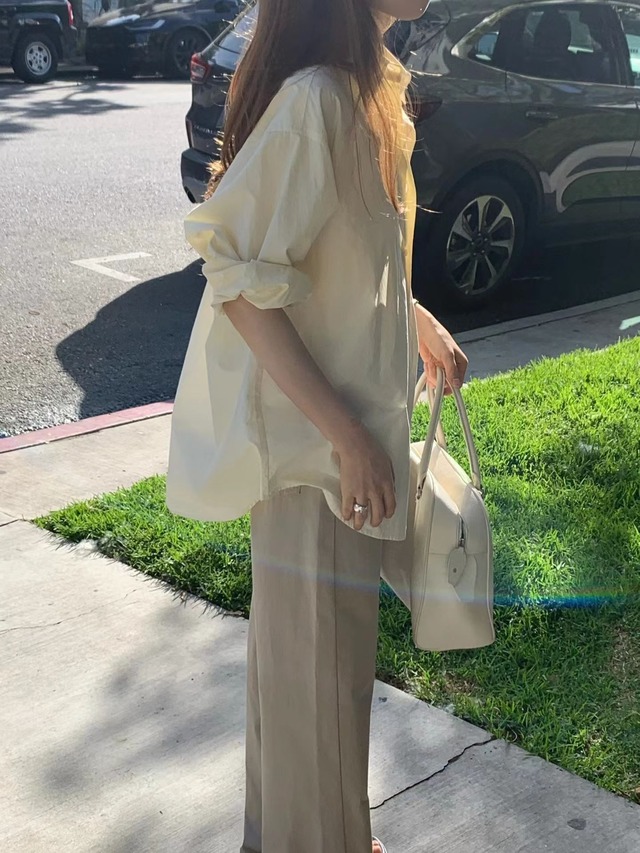 (OUNCE) pond boxy shirt / 3color