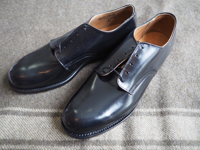 【NOS】10R 1989’s U.S.Navy leather service shoes / Dress Oxford  WOLVERLINE USA製 サービスシューズ ブラック デッドストック