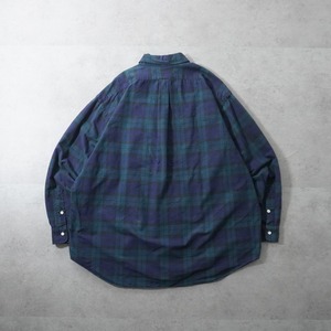90s Ralph Lauren black watch "The Big Shirt" [XL] 古着