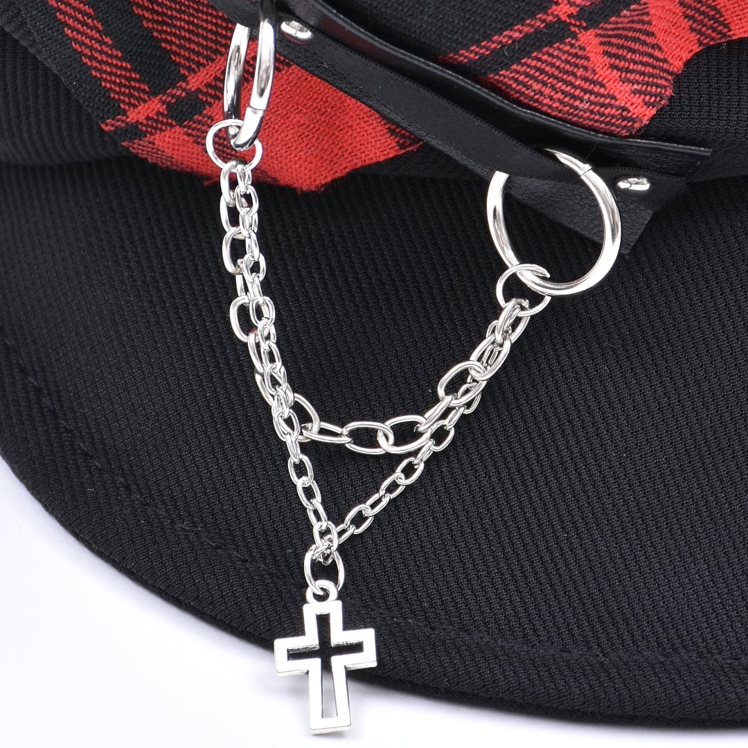 2/23新着】ベルトパートチェックキャスケット | VOLCAN&APHRODITE