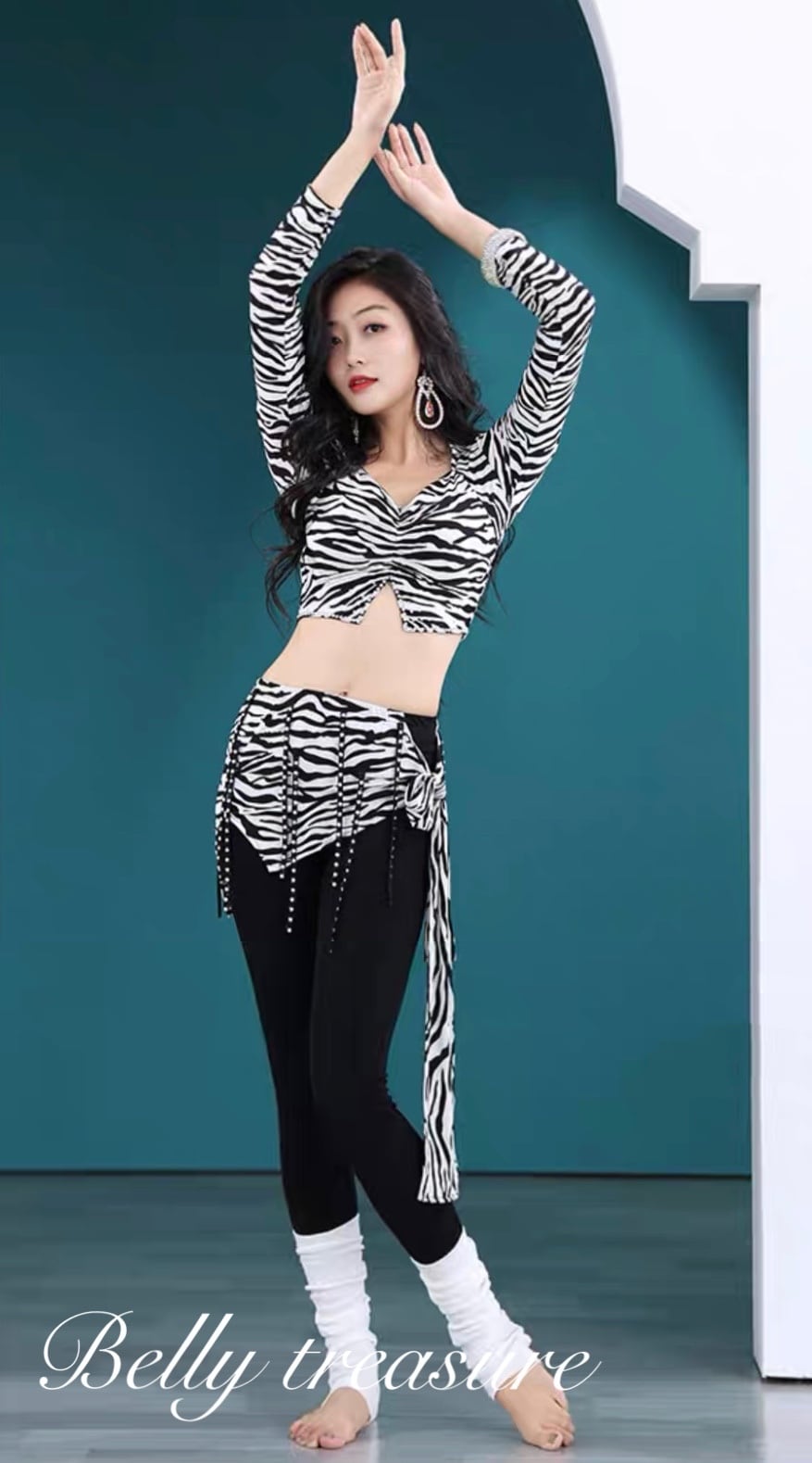 ベリーダンス レッスンウェア 3カラー BQ T5018 202112 | Belly