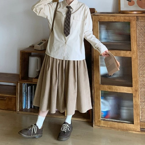 コーデュロイプリーツスカート ・12551