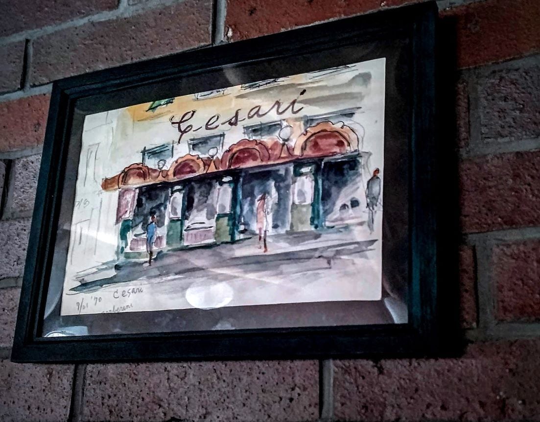 三上隆彦 － 【 Cesari in Rome 】 水彩画 原画 サインあり