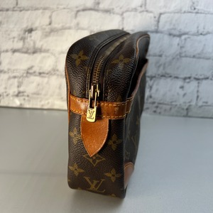 LOUIS VUITTON ルイヴィトン モノグラム コンピエーニュ 28 セカンドバッグ  レザー ハンドバッグ ブラウン A-12142