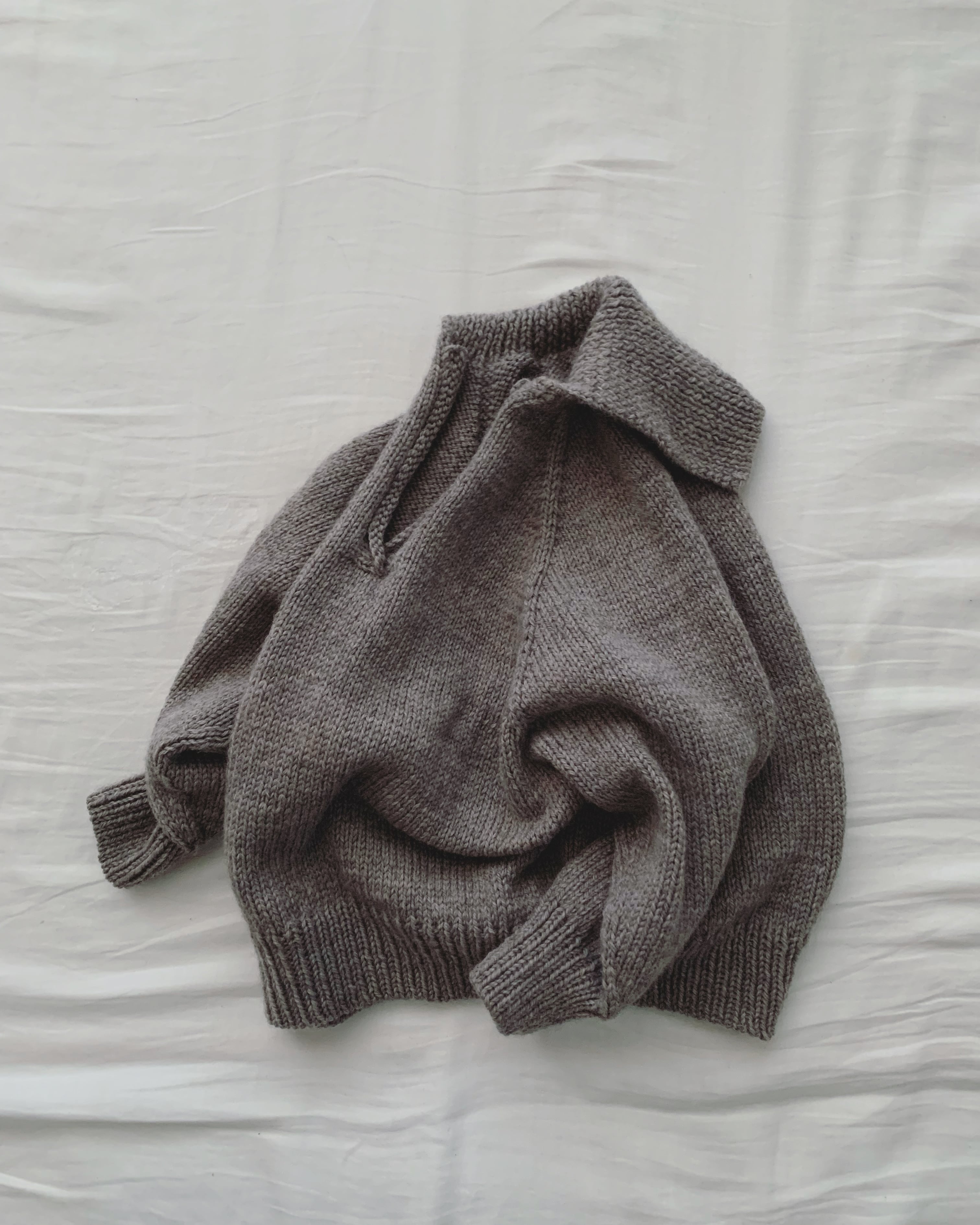 親子で着られるセーラーカラーニット子どもの130-140cm(L)｜Tororino