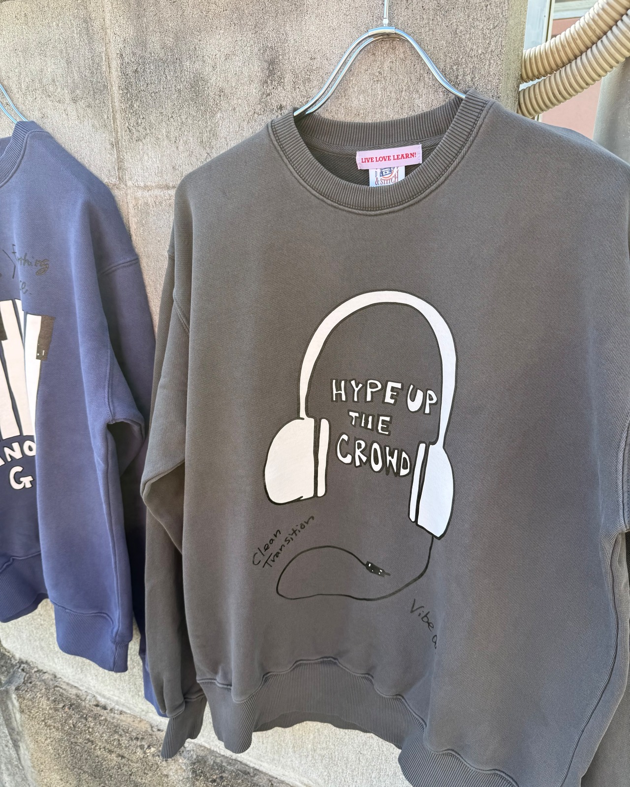 【LIVE LOVE LEARN UNISEX】MUSIC SWEAT