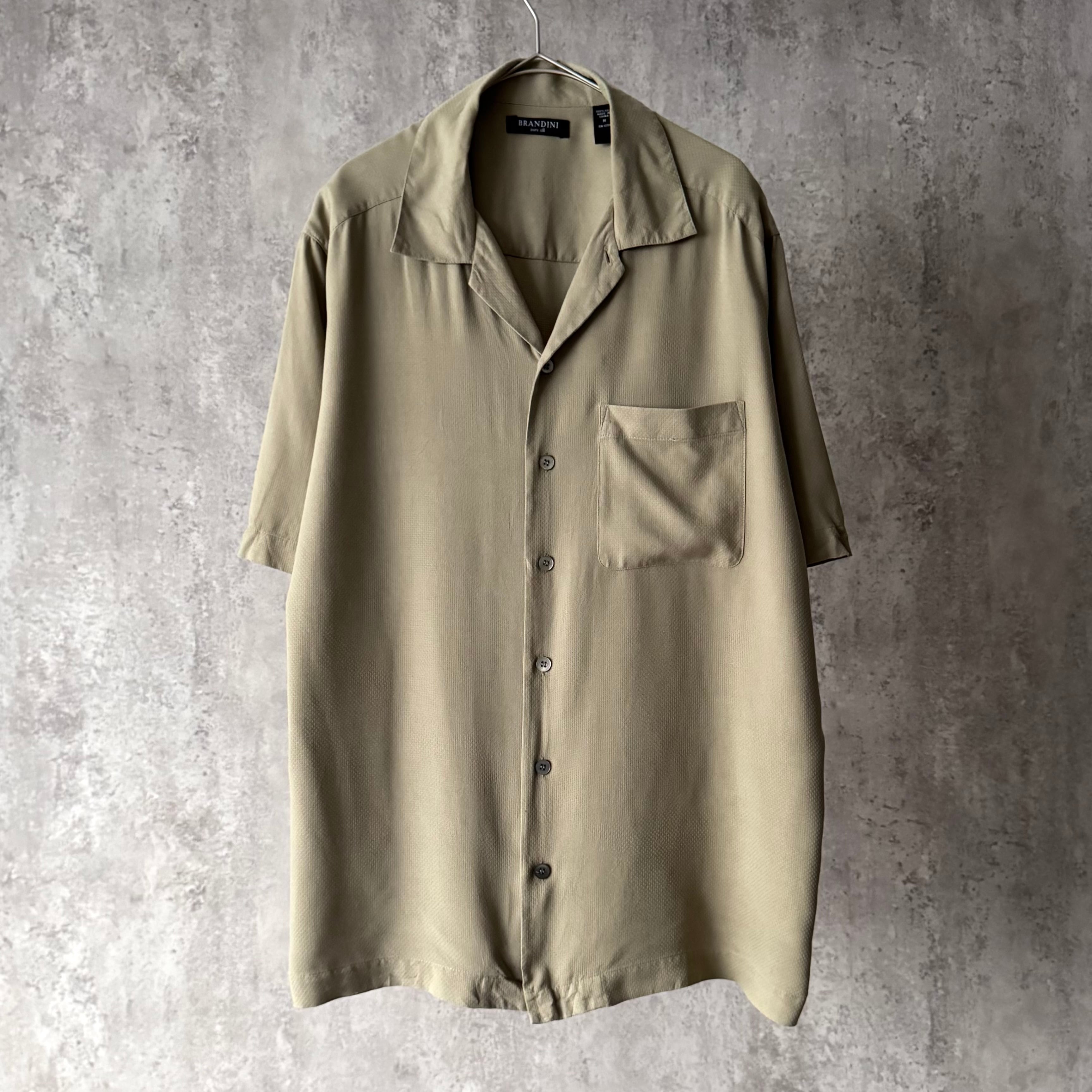 60s ARROW L/S Shadow Check Rayon Shirt / vintage ビンテージ 開襟