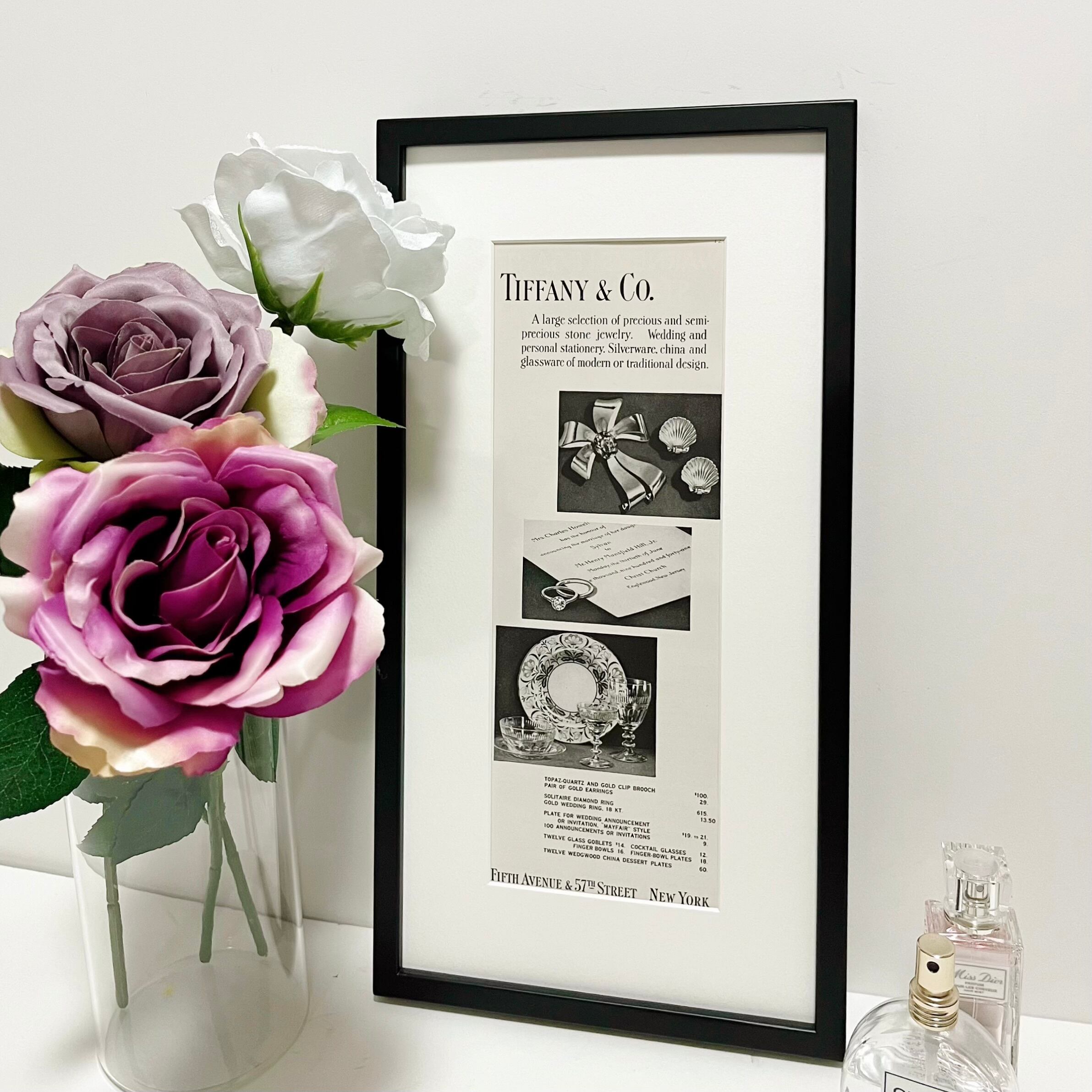 1942 広告＞ Tiffany ティファニー ポスター ヴィンテージ アート