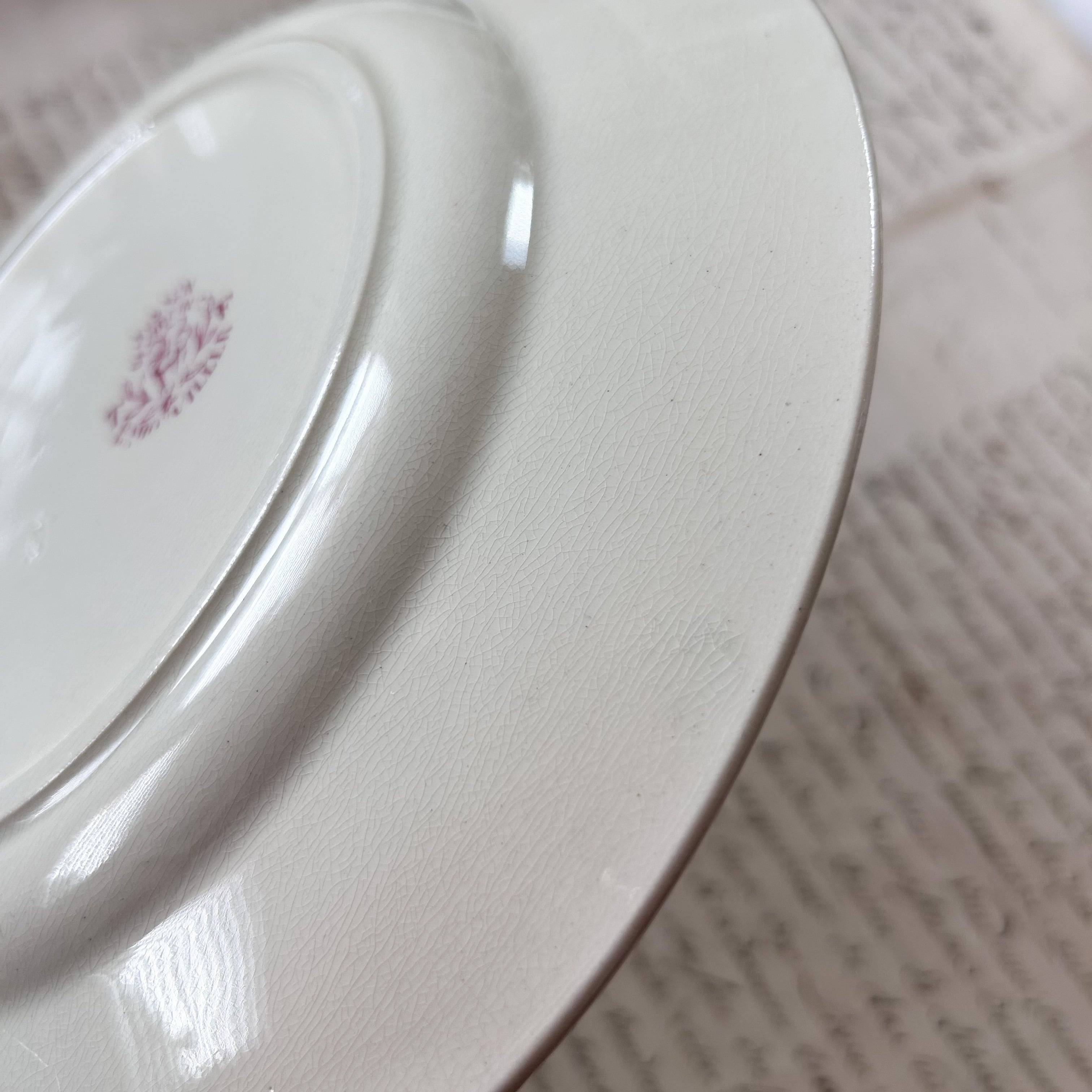 バドンヴィレー badonviller フランス　アンティーク　皿　プレート バドンヴィレー badonviller フランス アンティーク 皿 プレート