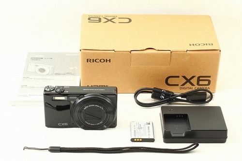 RICOH リコー CX6 ブラック 元箱付き 美品ランク