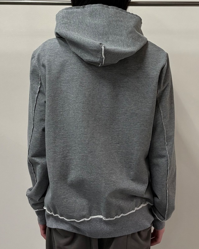 【wjk】inside out zip up hoodie