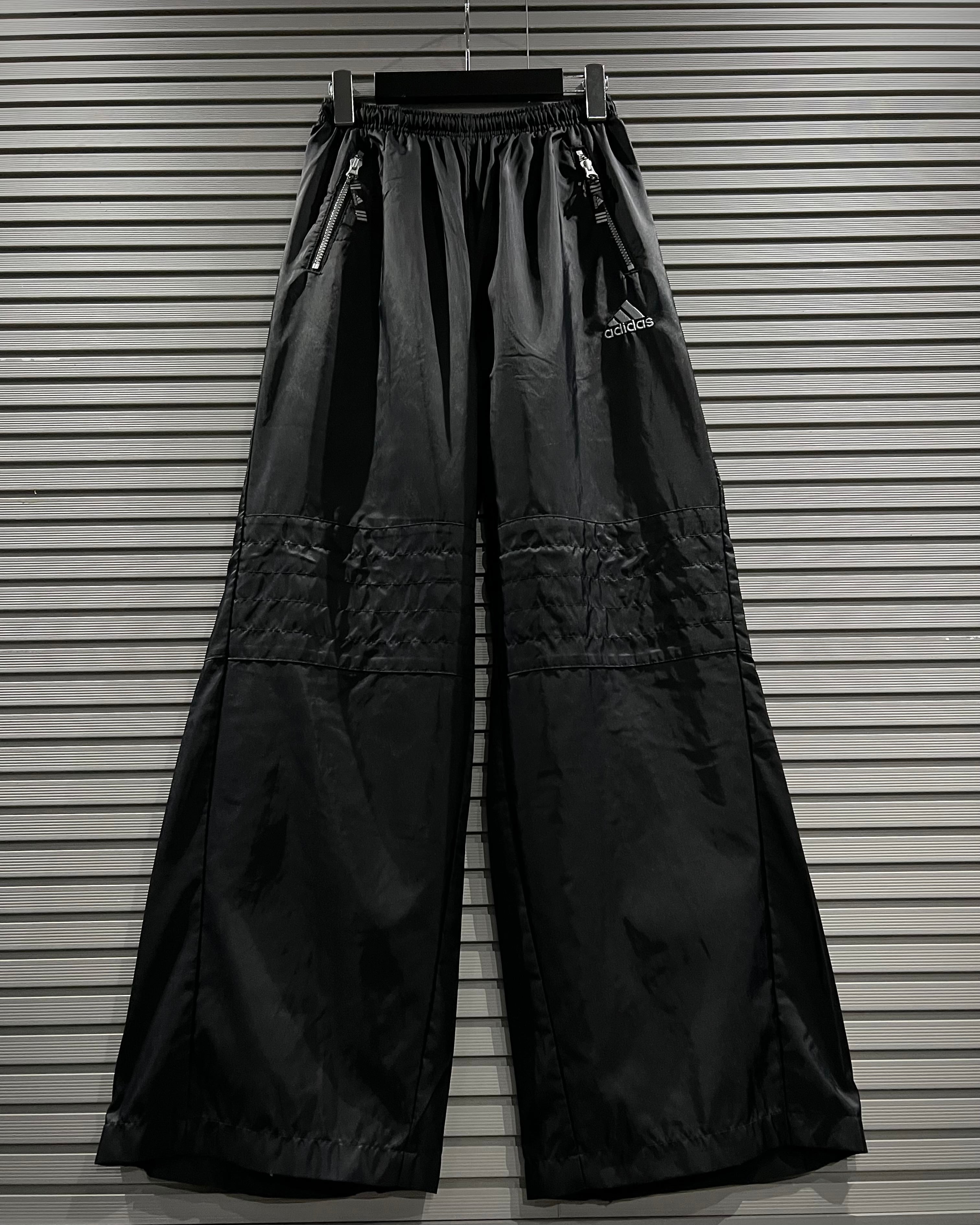 値下げ中 X VINTAGE】“adidas” Zip Gimmick Wide Nylon Pants | Caka(カカ
