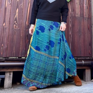 シルク巻きスカート1611