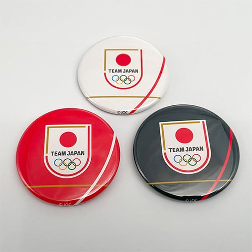 TEAM JAPAN 缶バッジ RED TJ020 | チームジャパンオフィシャル