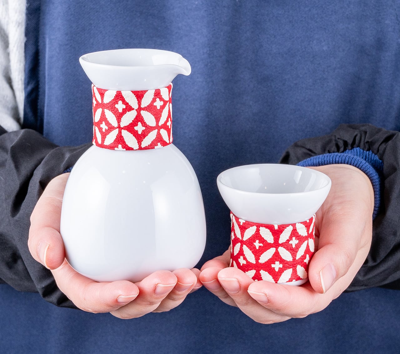 セラミック・ジャパン ハーモニー酒器セット ひし形 【商品番号：030