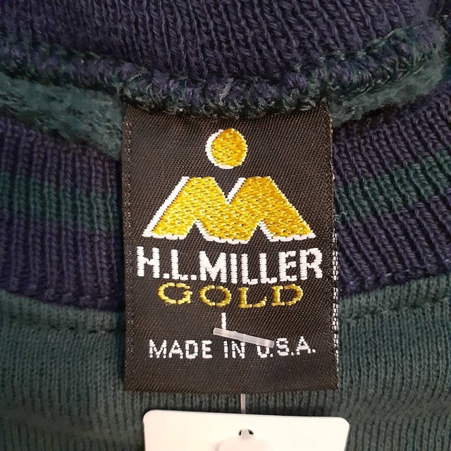 90s H.L.MILLER print sweat (made in USA)