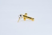 PI-020 BP Cross earring( 24K Gold Plated)