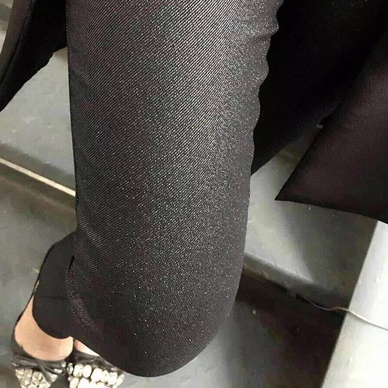 オータムスタイル薄手パンツ ストレッチルーズ エラスティック 伸縮 大きめサイズ 秋物 シルク ミックスインファッション93717916515