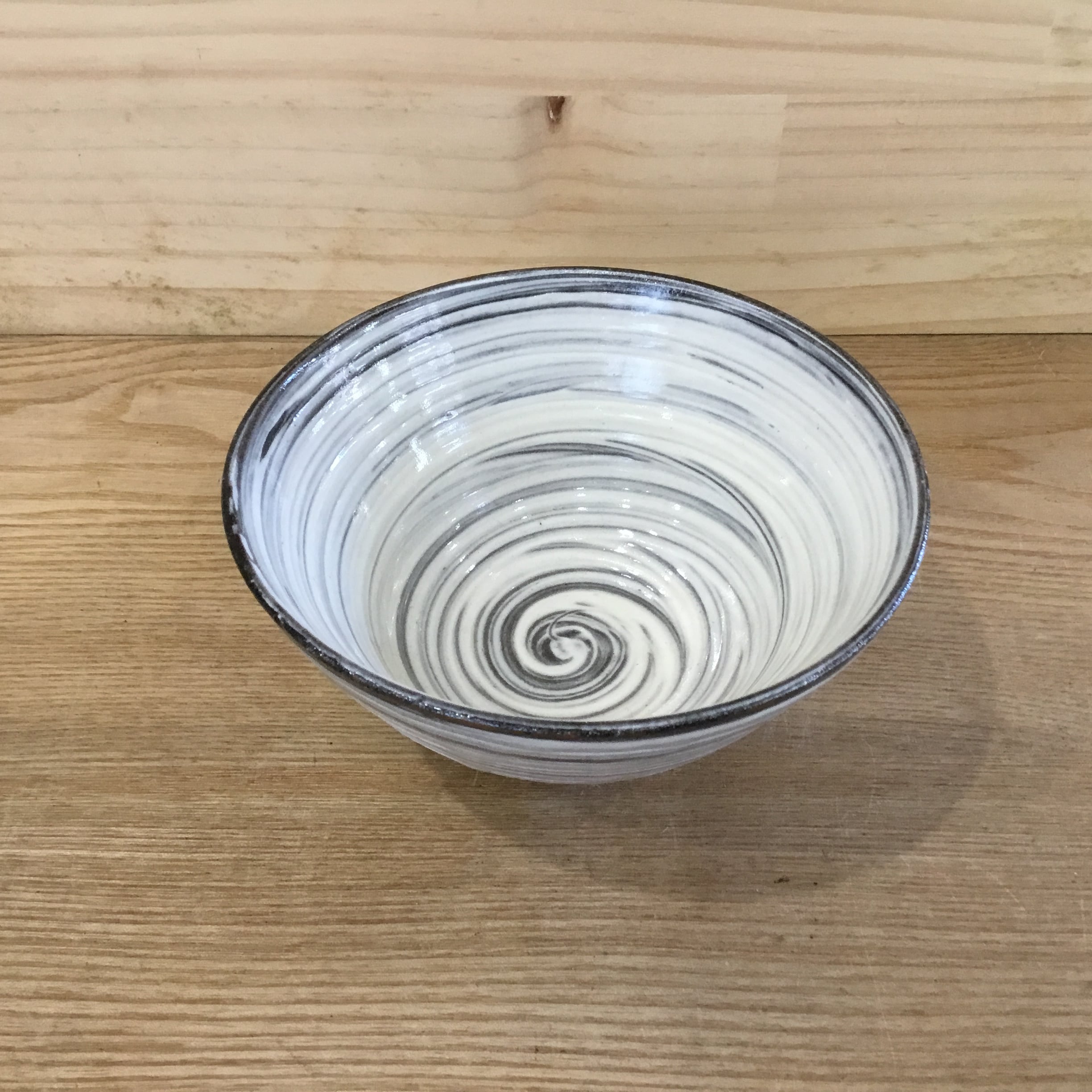 笠間焼 刷毛目 めし碗 新井倫彦作 | 趣味の園芸と陶器山竹