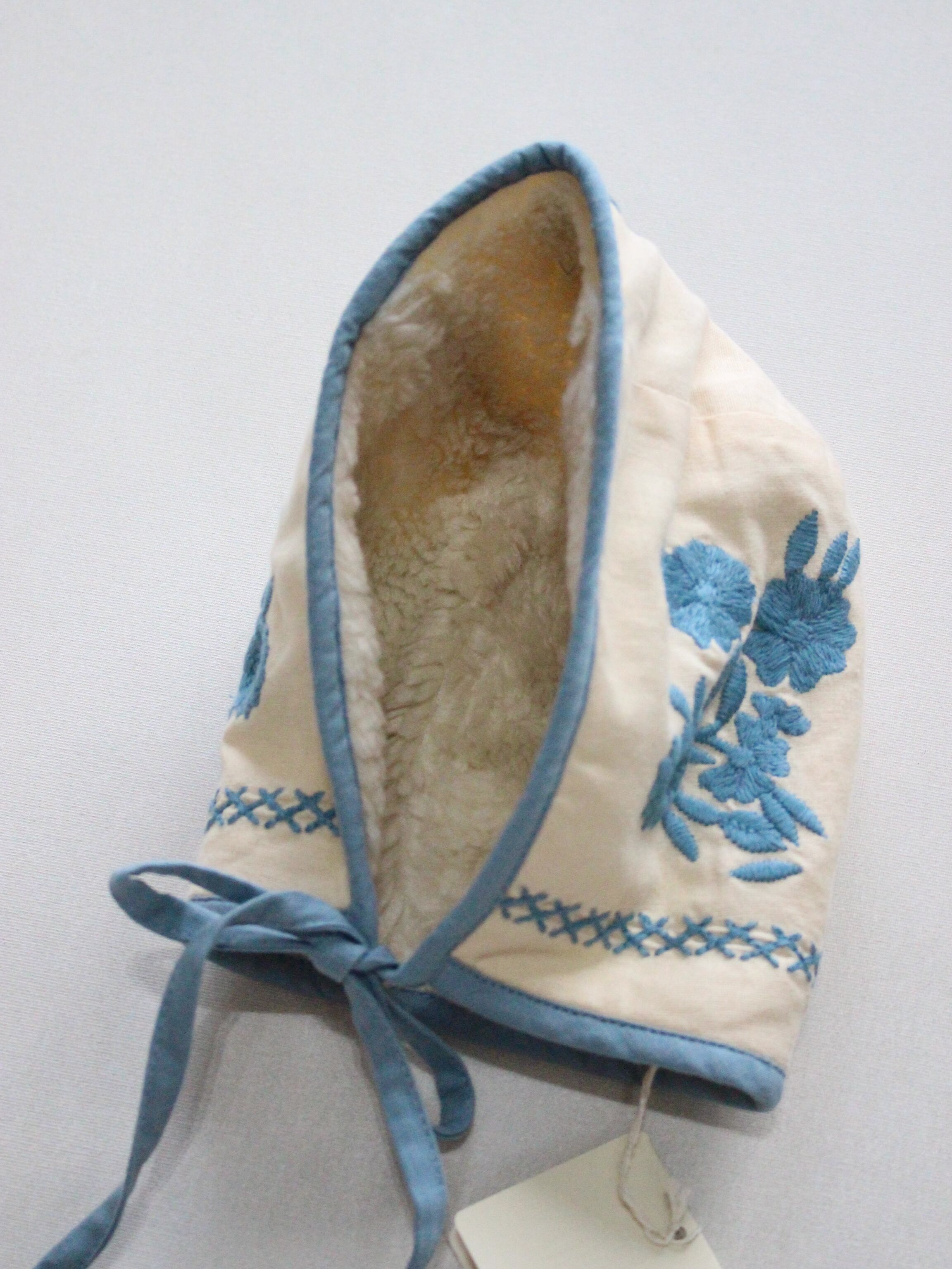 帽子 Apolina JONI BONNET 2years+ Cotton woven embroidered bonnet vintage inspired child