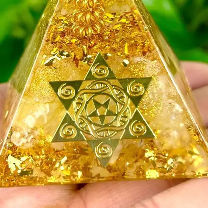 オブジェ ピラミッド型 オルゴナイト おしゃれ かわいい インテリア