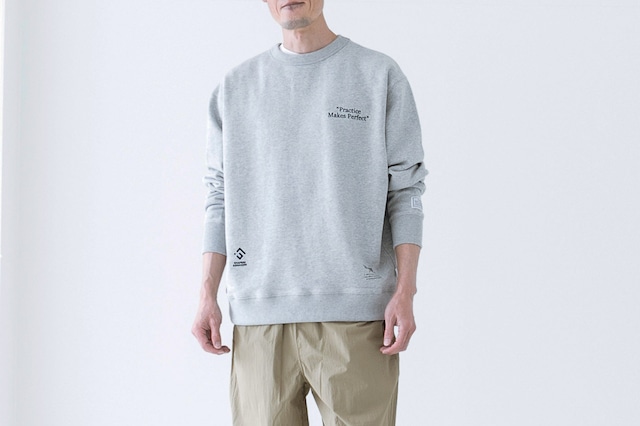 BASIC FRENCH TERRY - CREW NECK SWEAT : ベーシック裏毛  - '' Practice ''クルーネックスウェット