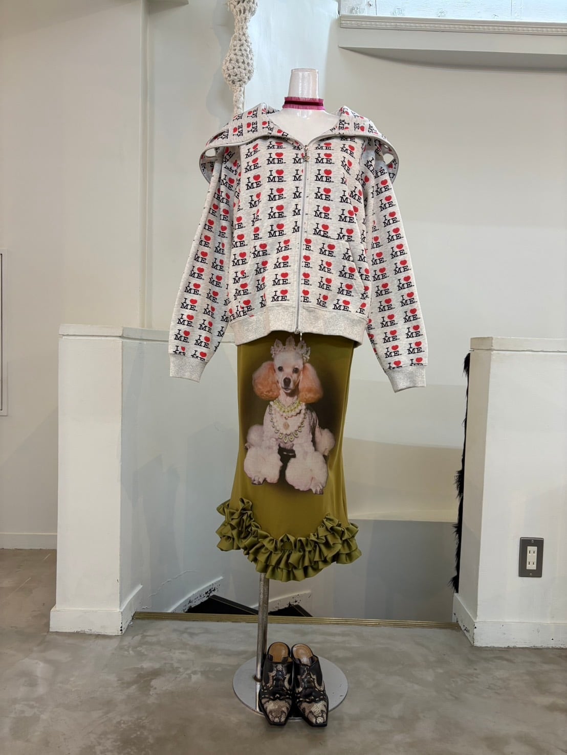 Ashley WILLIAMS I♡ME butterfly hoodie