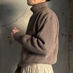 comm.arch./コム･アーチ　Hand Framed High Neck P/O ／ハンドフレイム･ハイネック･プルオーバー　Sandalwood
