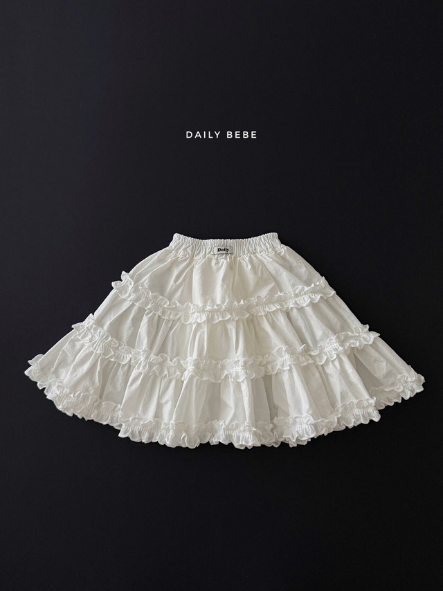 韓国子供服 / 26Autumn / 〖取寄〗DAILYBEBE / ピュアロングスカート / キッズ服 / ジュニア服 / 秋服 *XS~JL*