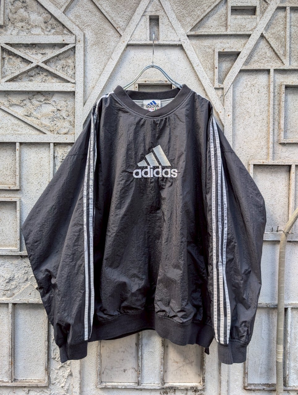 "ADIDAS" nylon pull-over jacket