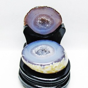 トレジャーメノウ アゲート ジオード 台座付属 一点物 175-1559