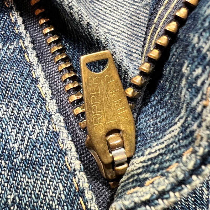 60's~70's LEVI'S リーバイス 606 605 スーパースリムフィットジーンズ Big E 黒タブ GRIPPER 色落ち良好 刻印5  サイド巻縫い スキニー W30~31インチ 希少 ヴィンテージ BA-2190 RM2609H | agito vintage powered by 