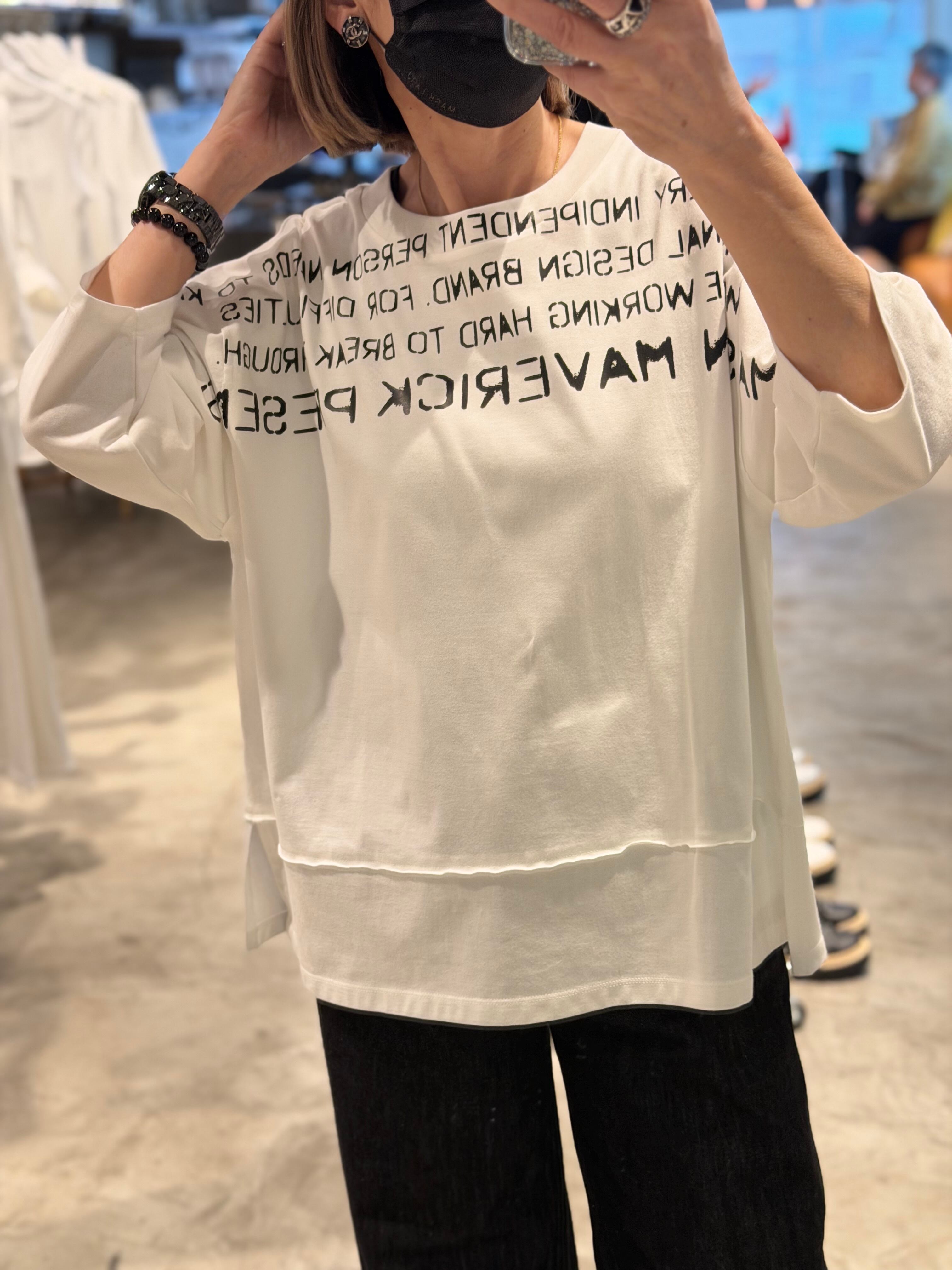 予約販売【 MAISON MAVERICK PRESENTS 】MAVERICK Typography Printed